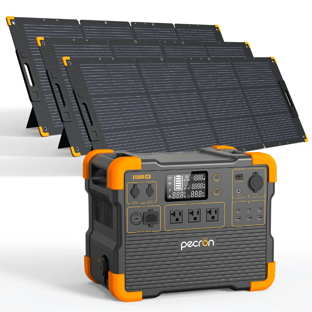 Pecron E1500LFP Expandable Power Station(UPS) 2200W 1536Wh 480000mAh แบตสำรองพกพา แบตสำรองไฟ 220V