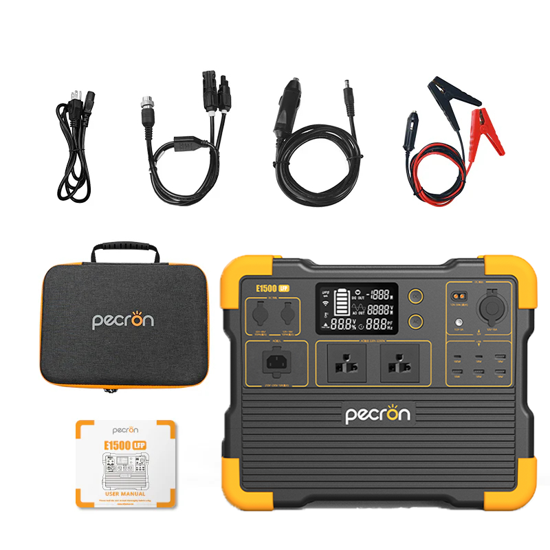 Pecron E1500LFP Expandable Power Station(UPS) 2200W 1536Wh 480000mAh แบตสำรองพกพา แบตสำรองไฟ 220V