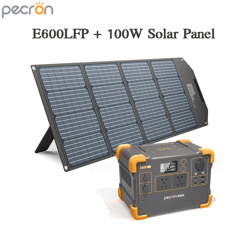 PECRON E600LFP Portable Power Box  1200W/614Wh LiFePo4 แบตสำรองพกพา แบตสำรองไฟ 220V