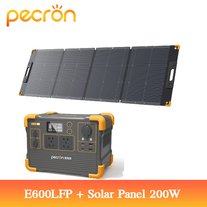 PECRON E600LFP Portable Power Box  1200W/614Wh LiFePo4 แบตสำรองพกพา แบตสำรองไฟ 220V