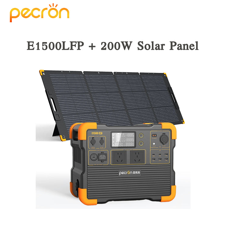 Pecron E1500LFP Expandable Power Station(UPS) 2200W 1536Wh 480000mAh แบตสำรองพกพา แบตสำรองไฟ 220V